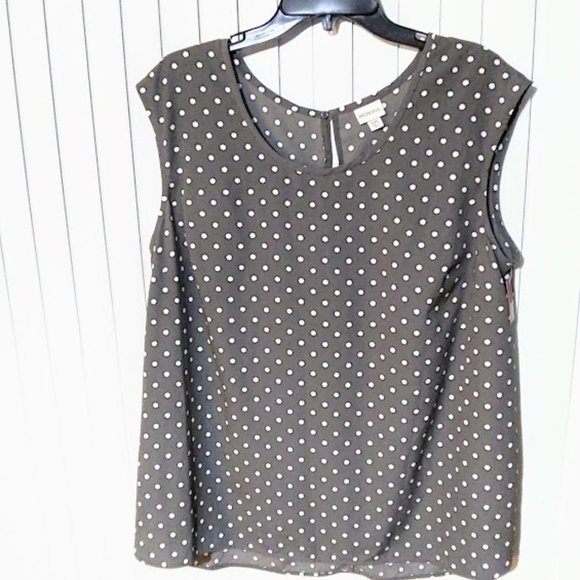 TANK TOP*MERONA BRAND*GRAY STAR PRINT*WOMEN XXL - Picture 2 of 6